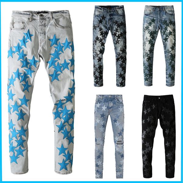 mens jeans european and american high street fashion brand yellow mud wash water blue retro old knee knife cut hole scarf applique slim
mens jeans european and american high street fashion brand yellow mud wash water blue retro old knee knife cut hole scarf applique slim
