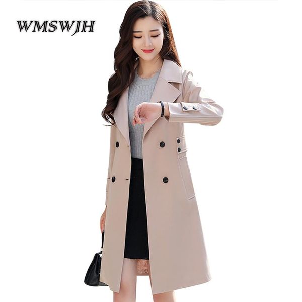 women's trench coats fashion women double breasted mid-long coat korean slim plus size windbreaker female abrigos spring autumn, Tan;black
women's trench coats fashion women double breasted mid-long coat korean slim plus size windbreaker female abrigos spring autumn, Tan;black