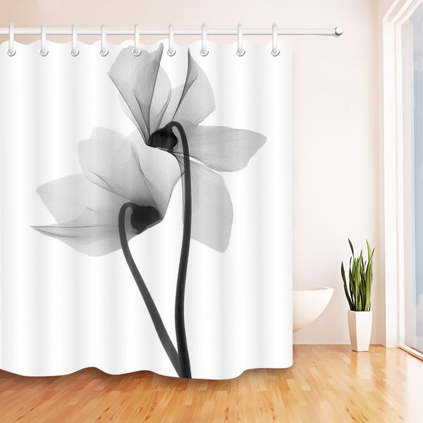 waterproof black and white flower shower curtains bathroom curtain fabric x-ray effect flowers bath screen bathtub home decor
waterproof black and white flower shower curtains bathroom curtain fabric x-ray effect flowers bath screen bathtub home decor