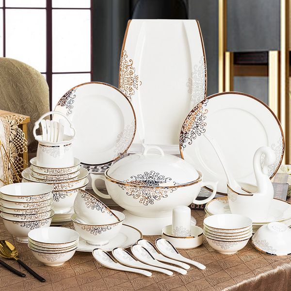 aegean sea series ceramic dinnerware 60pcs and28pcs modern simple design bone china tableware set gold rim dinner plates set
aegean sea series ceramic dinnerware 60pcs and28pcs modern simple design bone china tableware set gold rim dinner plates set