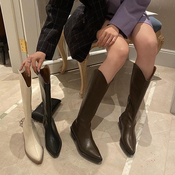 boots factory direct sales 2021 summer white retro heels thick heeled pointed high-barrel western cowboy, Black
boots factory direct sales 2021 summer white retro heels thick heeled pointed high-barrel western cowboy, Black