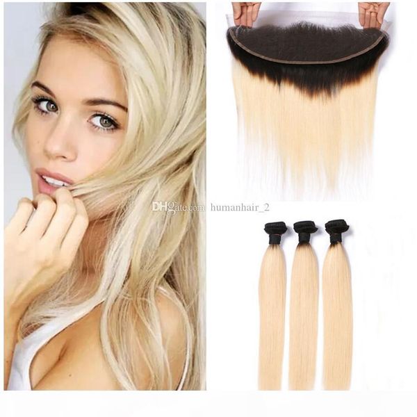 two tone 1b 613 blonde hair with lace frontal closure ombre straight hair with lace frontal closure 4pcs lot ing, Black;brown
two tone 1b 613 blonde hair with lace frontal closure ombre straight hair with lace frontal closure 4pcs lot ing, Black;brown