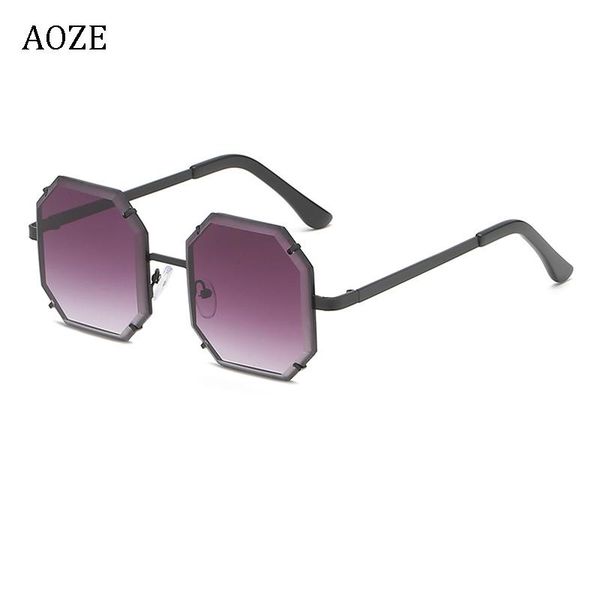 sunglasses aoze 2021 diamond cut rimless ladies fashion gradient ocean color large frame oculos feminino uv400, White;black
sunglasses aoze 2021 diamond cut rimless ladies fashion gradient ocean color large frame oculos feminino uv400, White;black