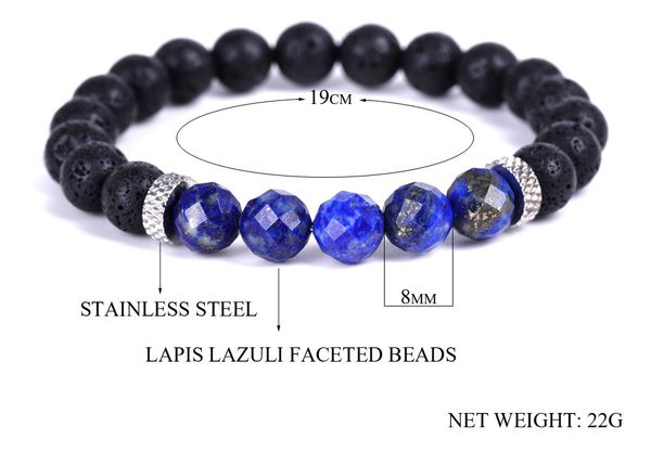 lava essential faceted beads stone oil black diffuser bracelet balance yoga friendships strand jewelry for women men
lava essential faceted beads stone oil black diffuser bracelet balance yoga friendships strand jewelry for women men