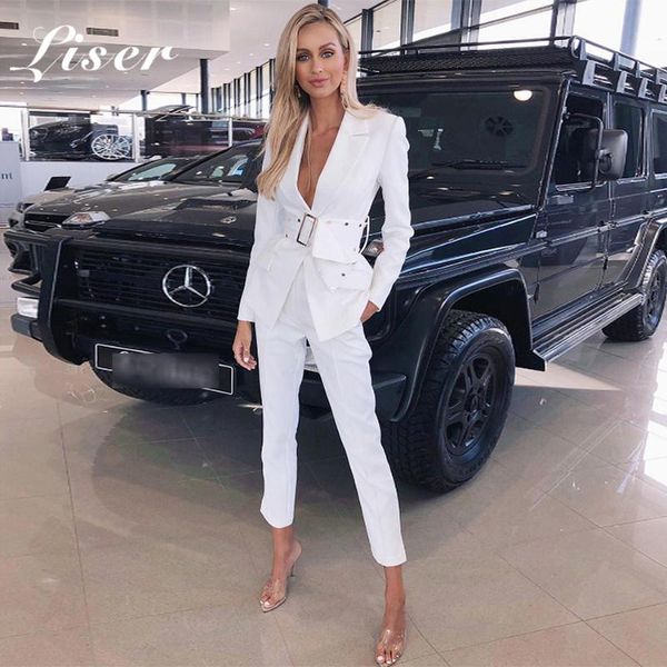 liser 2020 new summer women jackets v neck sashes two pieces jackets bodycon elegant club celebrity party jacket vestidos, Black;brown
liser 2020 new summer women jackets v neck sashes two pieces jackets bodycon elegant club celebrity party jacket vestidos, Black;brown