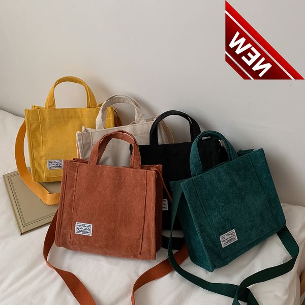 fashion women corduroy shoulder casual female autumn winter handbag portable crossbody vintage messenger tote bag for travel
fashion women corduroy shoulder casual female autumn winter handbag portable crossbody vintage messenger tote bag for travel
