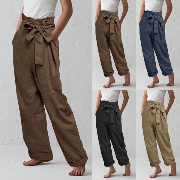 2020 autumn vintage wide leg trousers palazzo women high waist loose harem pants causal lace up linen pantalon plus size, Black;white
2020 autumn vintage wide leg trousers palazzo women high waist loose harem pants causal lace up linen pantalon plus size, Black;white
