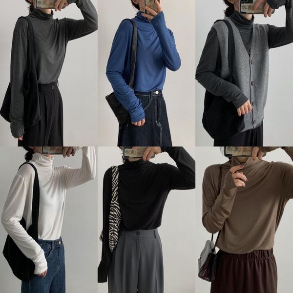 women's polos store owner reserved by oneself recommended b into the autumn die chuan heap collar long-sleeved t-shirt soft half turtle, White
women's polos store owner reserved by oneself recommended b into the autumn die chuan heap collar long-sleeved t-shirt soft half turtle, White