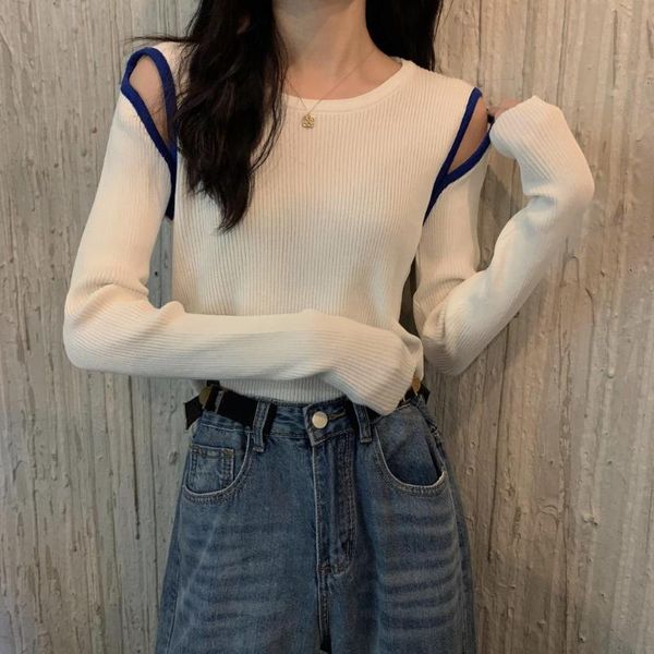 autumn 2020 new korean version of the scheming strapless slim slimming cropped sense long-sleeved sweater women, White;black
autumn 2020 new korean version of the scheming strapless slim slimming cropped sense long-sleeved sweater women, White;black