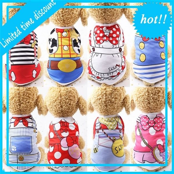 cartoon dog summer puppy vest clothing for small dogs chihuahua yorkshire shirt pet t-shirt cat costume 6c4q
cartoon dog summer puppy vest clothing for small dogs chihuahua yorkshire shirt pet t-shirt cat costume 6c4q