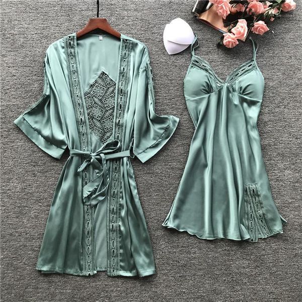 women's sleepwear munllure sling pajamas women's nightgown with chest pad ice silk long-sleeved two-piece suit home service1, Black;red
women's sleepwear munllure sling pajamas women's nightgown with chest pad ice silk long-sleeved two-piece suit home service1, Black;red