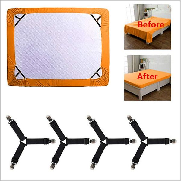 4 pcs bed sheet belt fasteners gripper triangle elastic suspenders gripper holder straps clip for bed sofa sheets mattress covers dhl
4 pcs bed sheet belt fasteners gripper triangle elastic suspenders gripper holder straps clip for bed sofa sheets mattress covers dhl