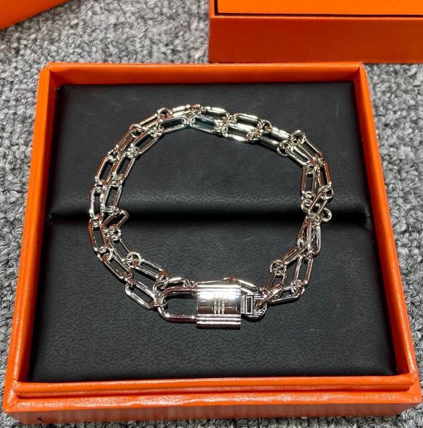 brand fashion women men pure 925 silver key lock chain bracelet european luxury female jewelry party gift for friends q1201, Black 
brand fashion women men pure 925 silver key lock chain bracelet european luxury female jewelry party gift for friends q1201, Black