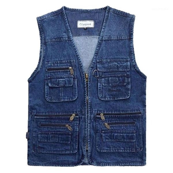 men's vests 2021 big size v-neck classic multi denim work vest mens solid casual waistcoat with many pockets fishing sleeveless jacket1, Black;white
men's vests 2021 big size v-neck classic multi denim work vest mens solid casual waistcoat with many pockets fishing sleeveless jacket1, Black;white