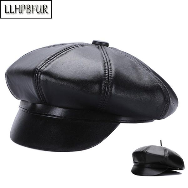 stingy brim hats brand real sheepskin leather ladies octagonal hat outdoor casual fashion autumn and winter windproof warm, Blue;gray
stingy brim hats brand real sheepskin leather ladies octagonal hat outdoor casual fashion autumn and winter windproof warm, Blue;gray