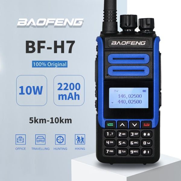 real 10w baofeng bf-h7 walkie talkie poweful portable ham cb radio 2200mah dual band two way radio bfh7 amateur fm transceiver
real 10w baofeng bf-h7 walkie talkie poweful portable ham cb radio 2200mah dual band two way radio bfh7 amateur fm transceiver