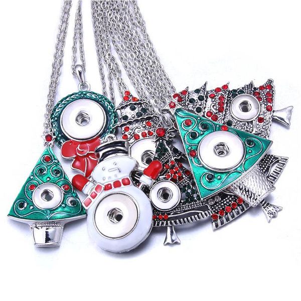 new christmas tree snap jewelry vintage metal snowman deer snowflake 18mm snap button necklace for women snap pendant bbyodj, Silver
new christmas tree snap jewelry vintage metal snowman deer snowflake 18mm snap button necklace for women snap pendant bbyodj, Silver