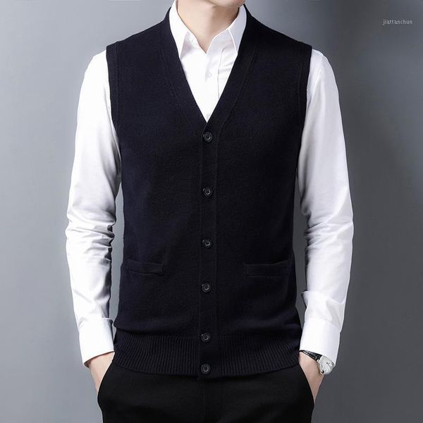 sweater cardigan vest men v-neck sleeveless pocket knitted waistcoat autumn male pure color all-match loose chalecos para hombre1, Black;white
sweater cardigan vest men v-neck sleeveless pocket knitted waistcoat autumn male pure color all-match loose chalecos para hombre1, Black;white