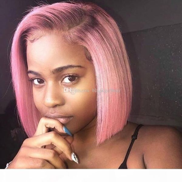 pink lace front human hair wigs straight short bob wigs 150% density pink blonde lace front wigs, Black;brown
pink lace front human hair wigs straight short bob wigs 150% density pink blonde lace front wigs, Black;brown