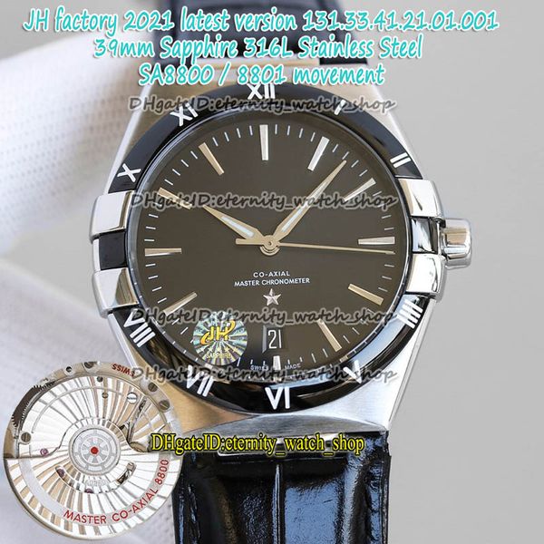 2021 jhf latest version 39mm 316l stainless steel sa8800 8801 automatic 131.33.41.21.01.001 black dial automatic mens watch eternity-watches, Slivery;brown
2021 jhf latest version 39mm 316l stainless steel sa8800 8801 automatic 131.33.41.21.01.001 black dial automatic mens watch eternity-watches, Slivery;brown
