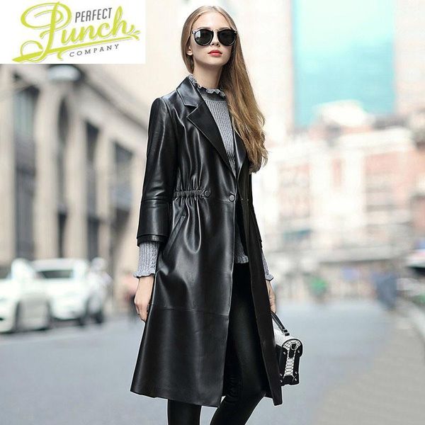 women's leather & faux women genuine jacket 2021 windbreaker spring autumn sheepskin coat long blazer jackets f17bm17010 yy482, Black
women's leather & faux women genuine jacket 2021 windbreaker spring autumn sheepskin coat long blazer jackets f17bm17010 yy482, Black