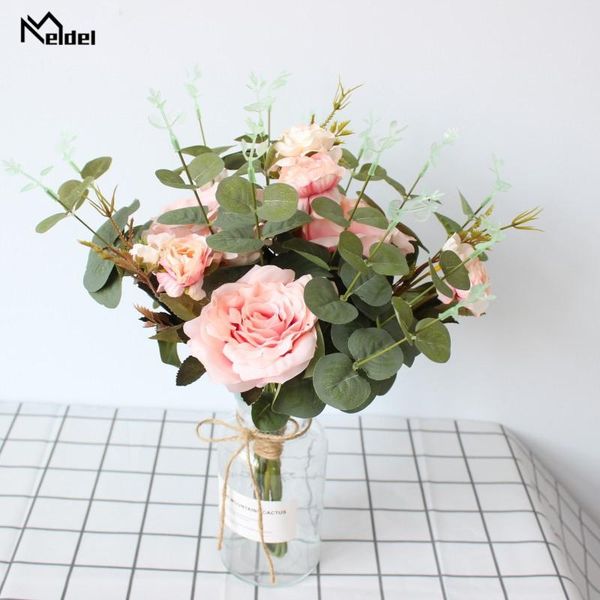 meldel silk rose bouquet handmade bride wedding bouquet artificial silk rose peony flower eucalyptus leaf white wedding flower
meldel silk rose bouquet handmade bride wedding bouquet artificial silk rose peony flower eucalyptus leaf white wedding flower