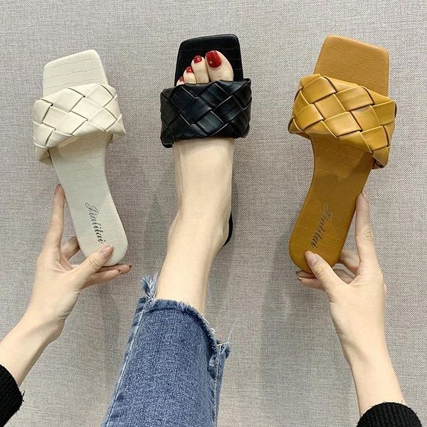 Female Slippers 2020 Fashion Weave pu Leather Women Slides Ladies Flat Shoes Summer Casual Beach Woman Footwear Soft Comfort #K78M
Female Slippers 2020 Fashion Weave pu Leather Women Slides Ladies Flat Shoes Summer Casual Beach Woman Footwear Soft Comfort #K78M