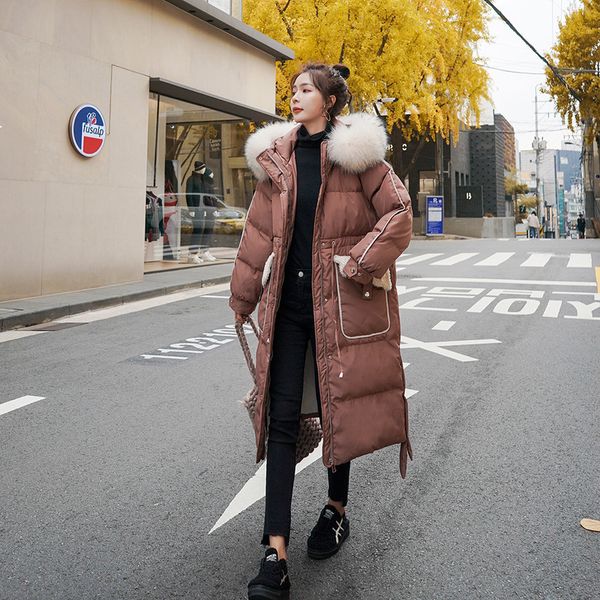 2021 new female winter new tthened 90% white duck down korean loose large pockets fashion cotton coat long 5fc 8riq, Black
2021 new female winter new tthened 90% white duck down korean loose large pockets fashion cotton coat long 5fc 8riq, Black