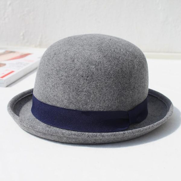 stingy brim hats autumn/winter small hat casual british wind retro dome curly wool female korean version of the bow basin tide, Blue;gray
stingy brim hats autumn/winter small hat casual british wind retro dome curly wool female korean version of the bow basin tide, Blue;gray