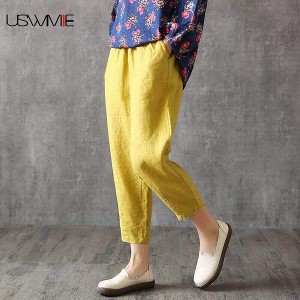 2020 spring harem pants fashion casual simple elastic waist comfort pockets loose breathable plus size nine pants women uswmie, Black;white
2020 spring harem pants fashion casual simple elastic waist comfort pockets loose breathable plus size nine pants women uswmie, Black;white
