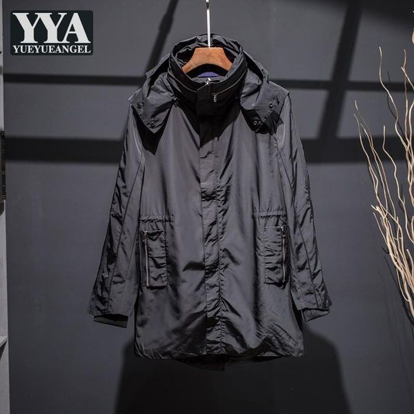 autumn mid length mens hooded trench stand collar adjustable waist slim fit casual outerwear male long sleeve windbreakers coat, Tan;black
autumn mid length mens hooded trench stand collar adjustable waist slim fit casual outerwear male long sleeve windbreakers coat, Tan;black