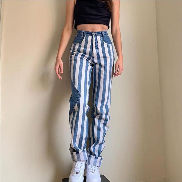 2021 striped vintage female casual high-waisted denim fashion pocket straight-line capris pants p2100 jeans 1o86, Black;white
2021 striped vintage female casual high-waisted denim fashion pocket straight-line capris pants p2100 jeans 1o86, Black;white