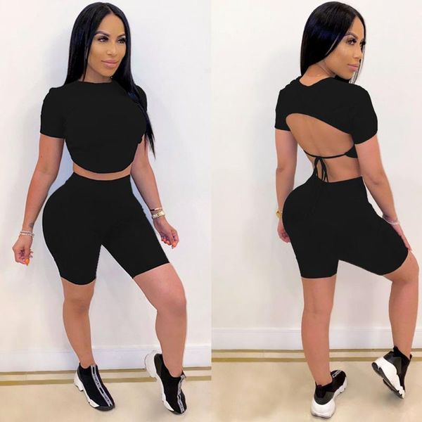 women tracksuit 2 piece set summer short sleeve crop and biker shorts solid matching sets female joggers sportwear fitness1, Gray
women tracksuit 2 piece set summer short sleeve crop and biker shorts solid matching sets female joggers sportwear fitness1, Gray