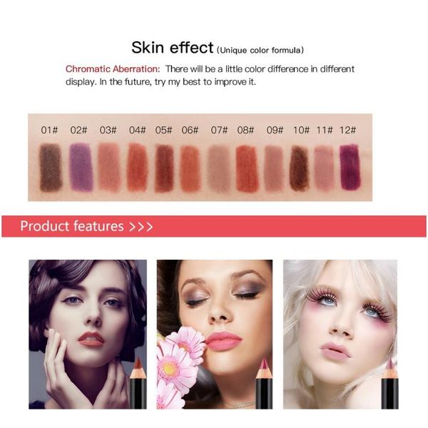12 color lip pencils fashion waterproof matte lip liner lipstick pen long lasting smooth colorful nude lip makeup tool cosmetic wmtvjt
12 color lip pencils fashion waterproof matte lip liner lipstick pen long lasting smooth colorful nude lip makeup tool cosmetic wmtvjt