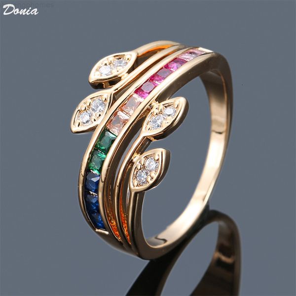 donia series explosion jewelry personality fashion pattern copper micro set zircon leaf rainbow ring gift, Silver
donia series explosion jewelry personality fashion pattern copper micro set zircon leaf rainbow ring gift, Silver