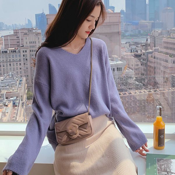 autumn winter women sweaters knitting shirt v-neck long sleeve pullover loose elastic casual knitted sweaters jumper 201031, White;black
autumn winter women sweaters knitting shirt v-neck long sleeve pullover loose elastic casual knitted sweaters jumper 201031, White;black