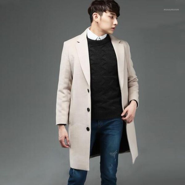 brand men's clothing 2018 autumn single breasted beige wool coat korea casual woolen jacket boys pea coats male outwear1, Black
brand men's clothing 2018 autumn single breasted beige wool coat korea casual woolen jacket boys pea coats male outwear1, Black