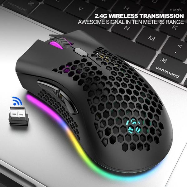 mice 2.4ghz wireless mouse usb rechargeable 1600dpi adjustable hollow out honeycomb rgb optical gamer for pc lap
mice 2.4ghz wireless mouse usb rechargeable 1600dpi adjustable hollow out honeycomb rgb optical gamer for pc lap