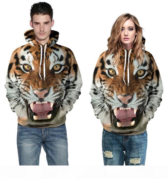2016 fashion men 3d digital printing hoodies sweatshirts will women ferocious tiger plus size round neck hedging hooded couple set clothes, Black
2016 fashion men 3d digital printing hoodies sweatshirts will women ferocious tiger plus size round neck hedging hooded couple set clothes, Black