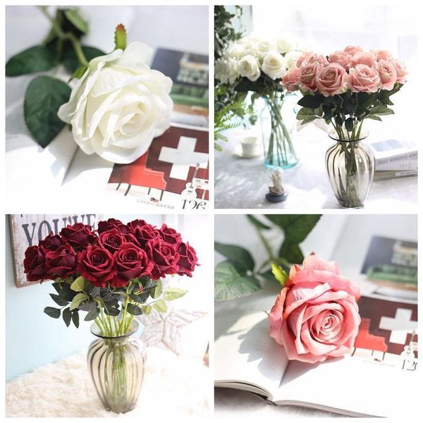 11pcs wedding decoratio artificial flowers vivid real touch roses artificial silk flower home decor
11pcs wedding decoratio artificial flowers vivid real touch roses artificial silk flower home decor