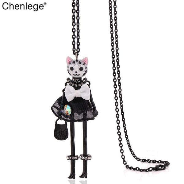 pendant necklaces fashion for women 2021 cute cat dress doll necklace jewelry stores long chain prodent gifts accessory, Silver
pendant necklaces fashion for women 2021 cute cat dress doll necklace jewelry stores long chain prodent gifts accessory, Silver