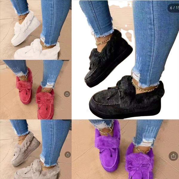 penp5 winter women's cute cotton warm bowknot home plush soft slippers snow boots plus velvet indoor outdoor furry faux fur home slippe, Black
penp5 winter women's cute cotton warm bowknot home plush soft slippers snow boots plus velvet indoor outdoor furry faux fur home slippe, Black