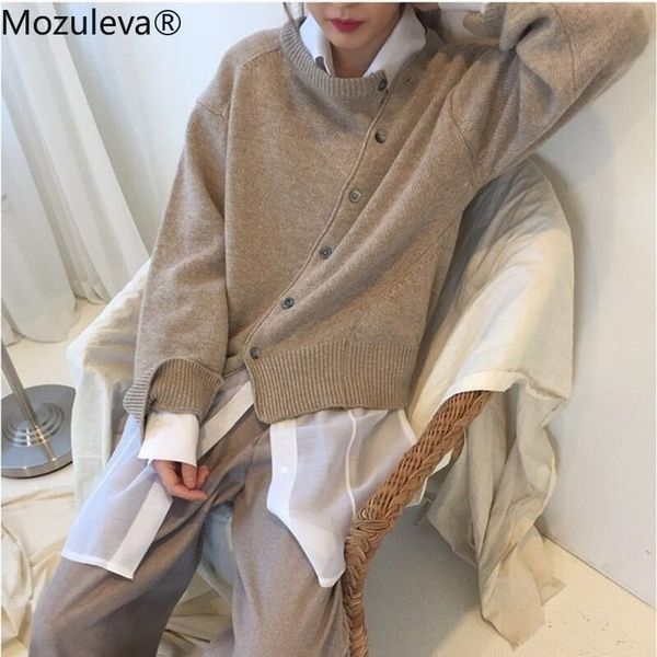 mozuleva new autumn winter women sweaters irregular buttons cardigans fashionable korean ladies knitwears jumpers knit coat 201202, White;black
mozuleva new autumn winter women sweaters irregular buttons cardigans fashionable korean ladies knitwears jumpers knit coat 201202, White;black