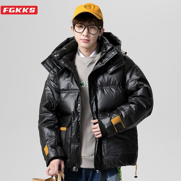 fgkks winter brand men hooded down jacket high street men casual down jackets thicken warm white duck down coats male q1209, Black
fgkks winter brand men hooded down jacket high street men casual down jackets thicken warm white duck down coats male q1209, Black