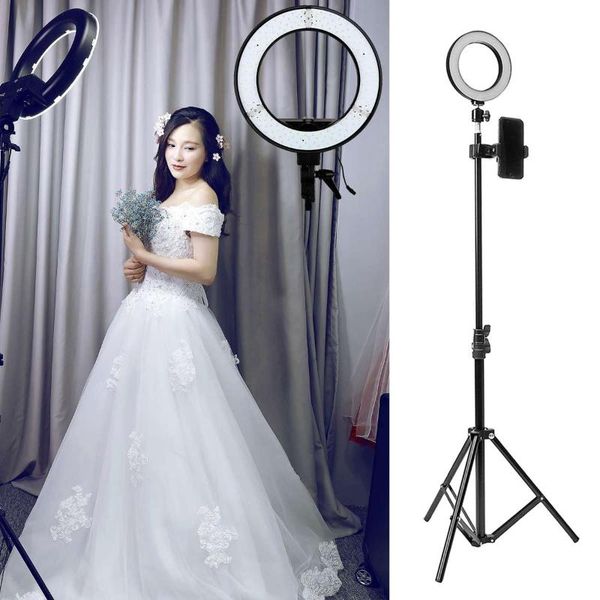portable led ring lamp dimmable & light stand kit phone pgraphy self-timer beauty fill light usb port 180° rotation
portable led ring lamp dimmable & light stand kit phone pgraphy self-timer beauty fill light usb port 180° rotation