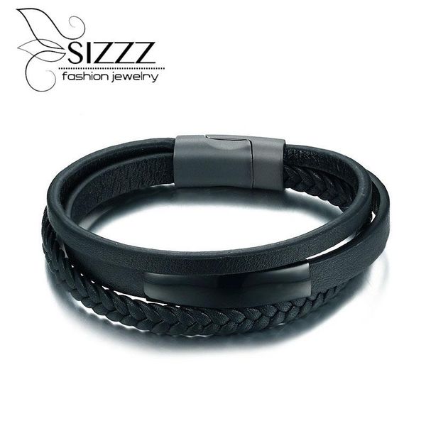 charm bracelets sizzz three 20.5cm long black color chains stainless steel plating bracelet for men/boy, Golden;silver
charm bracelets sizzz three 20.5cm long black color chains stainless steel plating bracelet for men/boy, Golden;silver