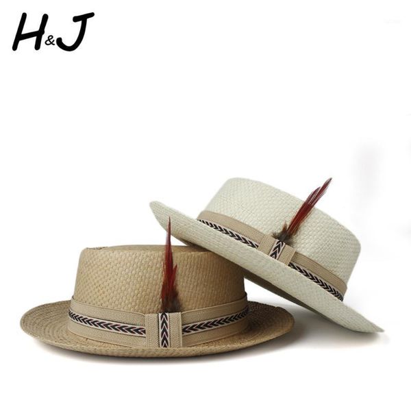 6 style women men sun hat summer straw pork pie hat sunbonnet lady flat feather beach panama sunhat size 57-60cm1, Blue;gray
6 style women men sun hat summer straw pork pie hat sunbonnet lady flat feather beach panama sunhat size 57-60cm1, Blue;gray