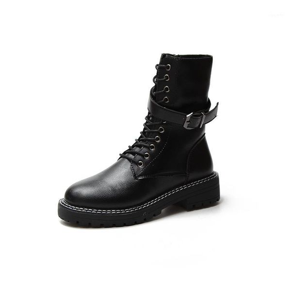 women boots four seasons shoes warm dr mid-calf boots british style ladies platform zapatos de mujer invierno 20201, Black
women boots four seasons shoes warm dr mid-calf boots british style ladies platform zapatos de mujer invierno 20201, Black