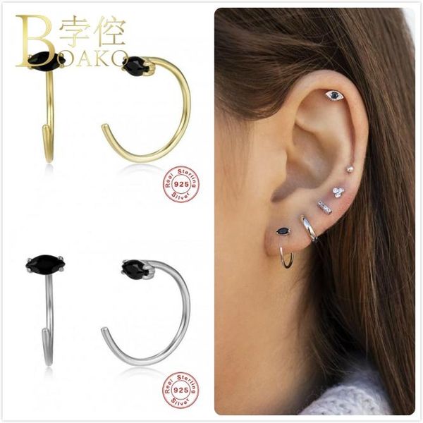 real 925 silver earrings for women gold hook shape earrings girl ear bone piercing earring female black zircon aretes z5, Golden;silver
real 925 silver earrings for women gold hook shape earrings girl ear bone piercing earring female black zircon aretes z5, Golden;silver