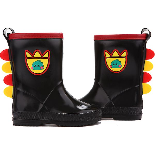 dripdrop toddler rain boots kids boys girls rainboots cartoon dinosaur water shoes waterproof non-slip q1216, Black;grey
dripdrop toddler rain boots kids boys girls rainboots cartoon dinosaur water shoes waterproof non-slip q1216, Black;grey